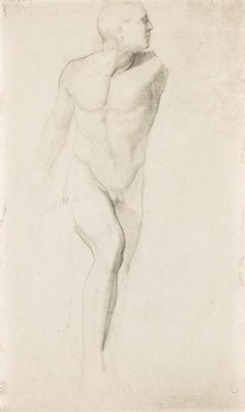 EDGAR DEGAS Homme nu debout.